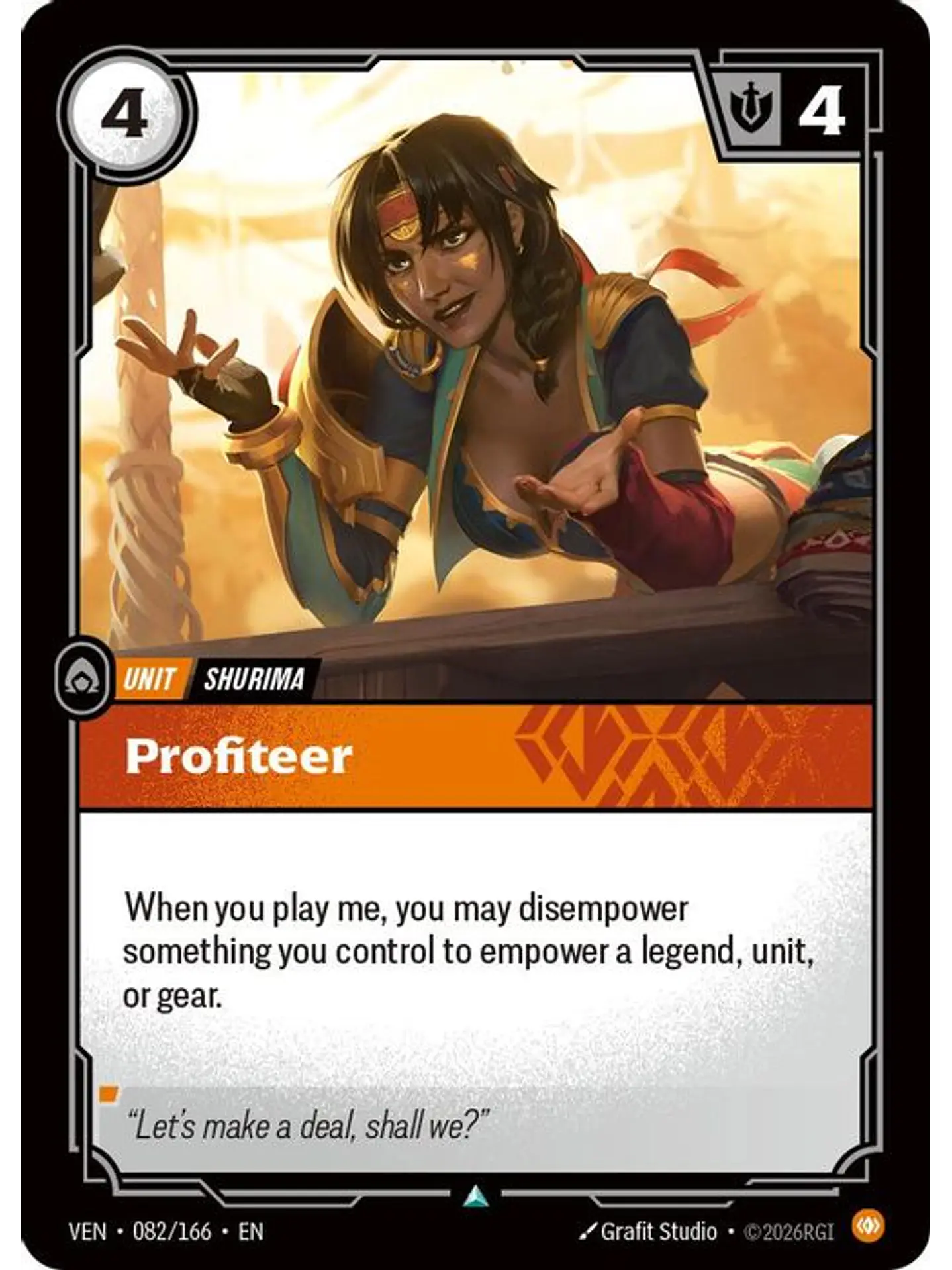 082/166 U Profiteer (FOIL) 1