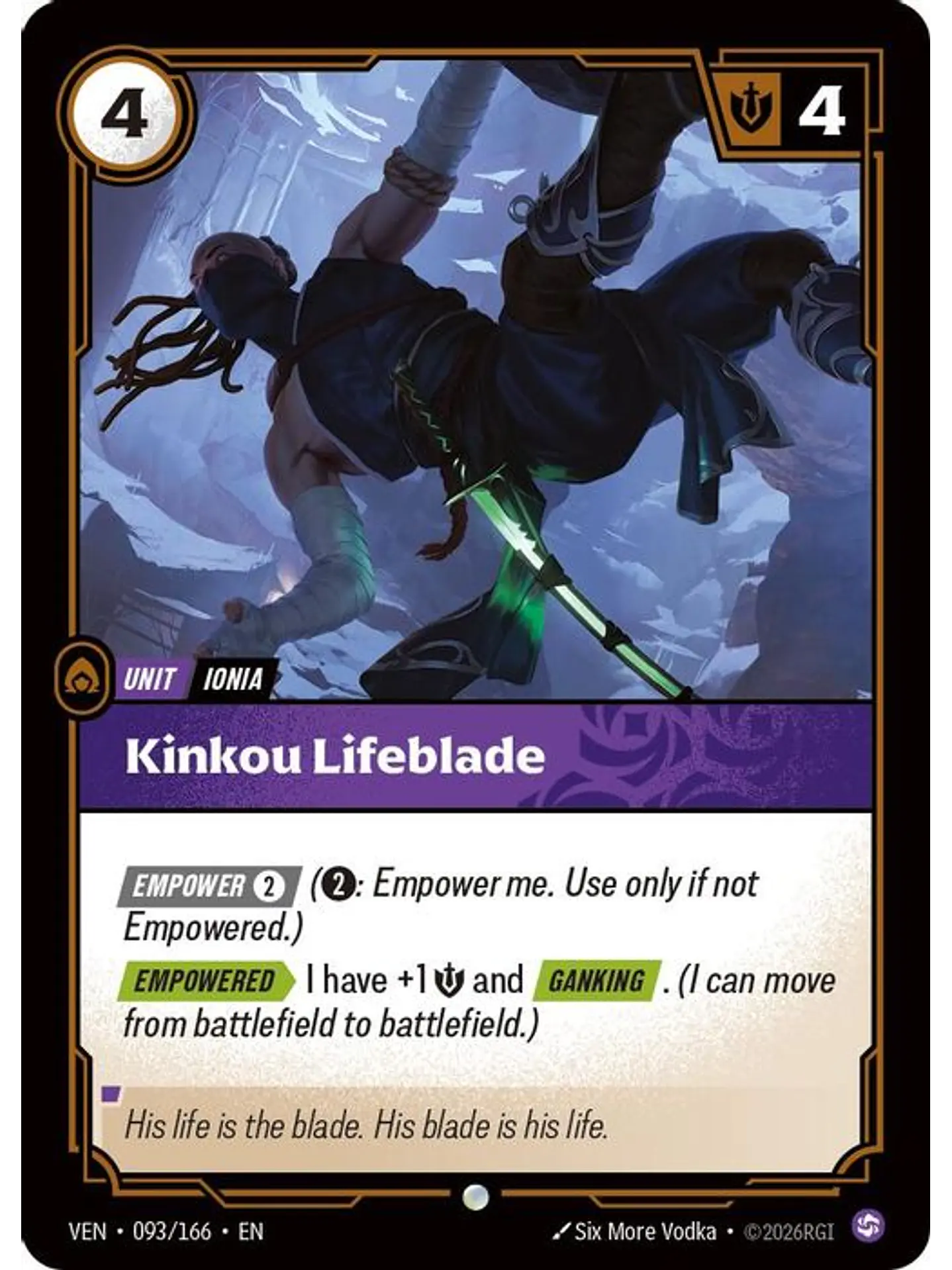 093/166 C Kinkou Lifeblade (FOIL) 1