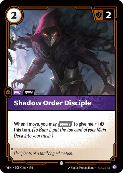 095/166 C Shadow Order Disciple (FOIL)