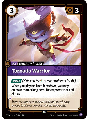 099/166 C Tornado Warrior (FOIL)