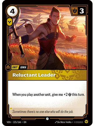 121/166 C Reluctant Leader (FOIL)