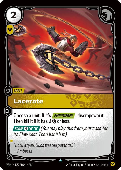 127/166 C Lacerate (FOIL)