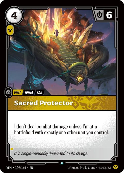 129/166 U Sacred Protector (FOIL)