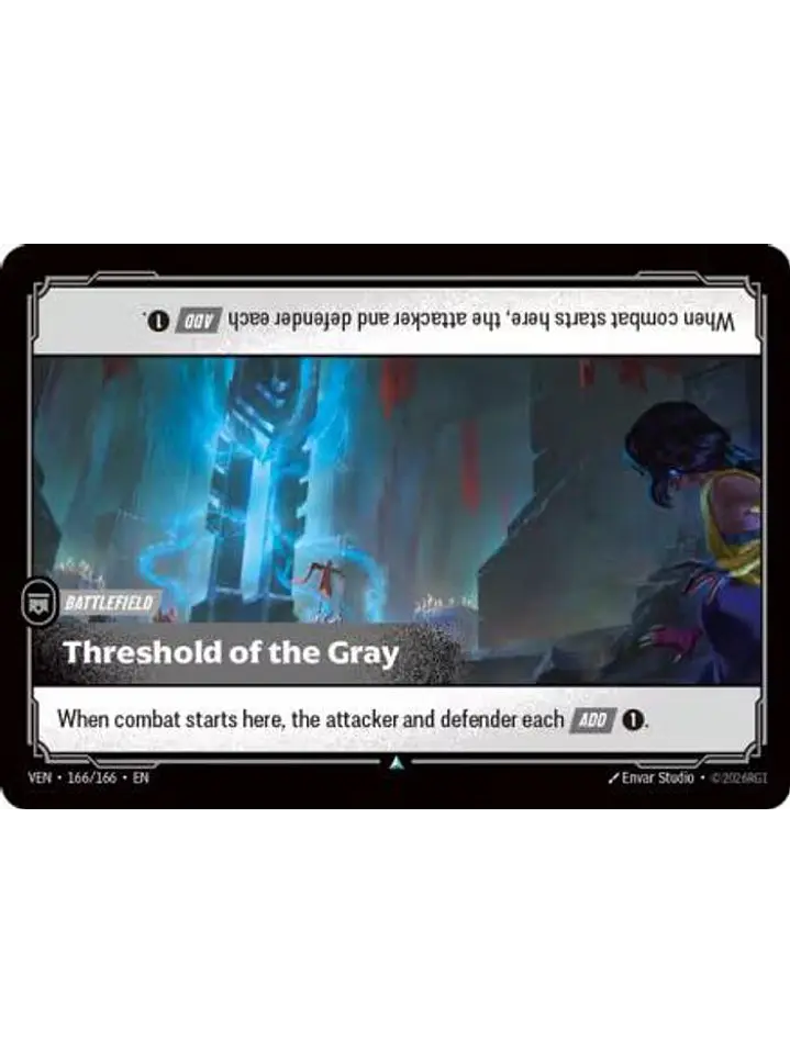 166/166 U Threshold of the Gray (FOIL) 1