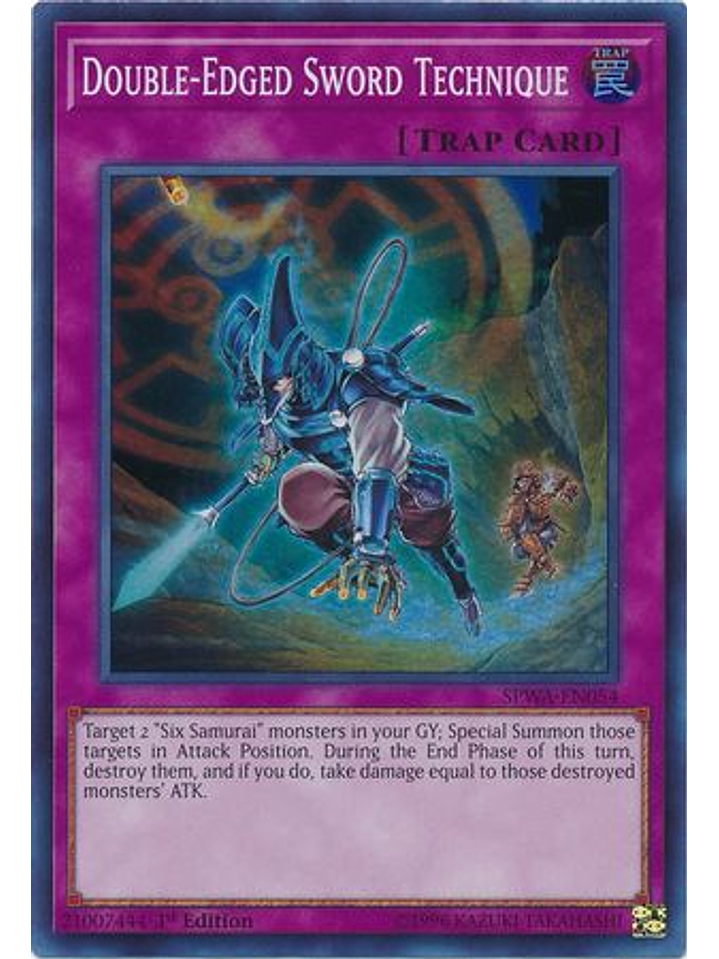 Double-Edged Sword Technique - SPWA-EN054 - Super Rare 1st Edition 1