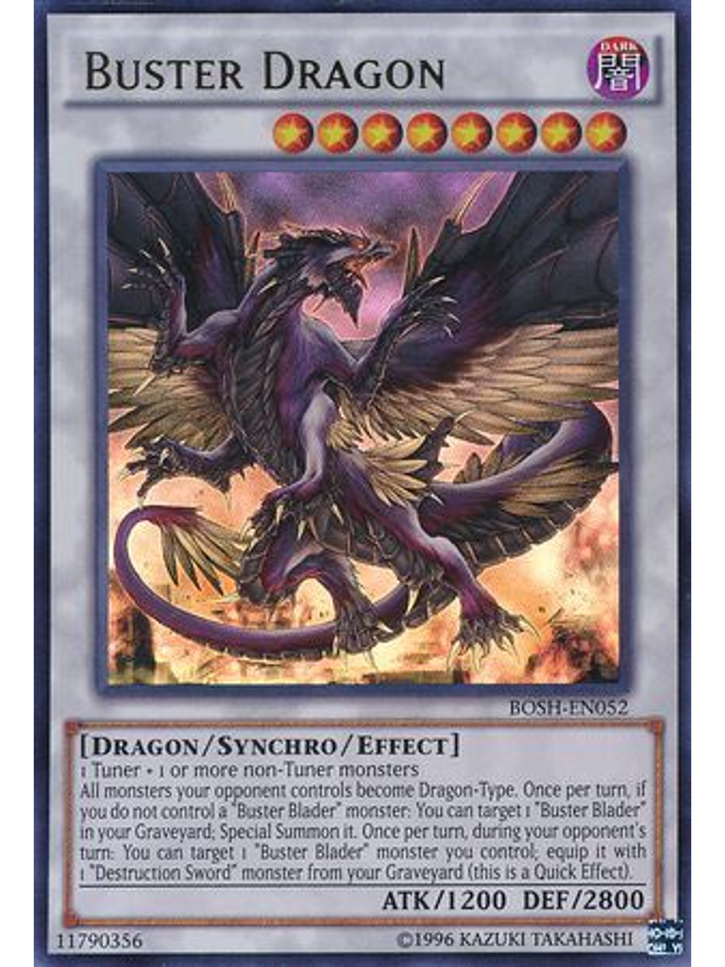 Buster Dragon - BOSH-EN052 - Ultra Rare Unlimited 1