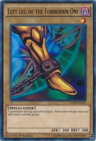 Left Leg of the Forbidden One - YGLD-ENA19 - Ultra Rare 1st Edition