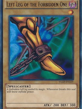 Left Leg of the Forbidden One - YGLD-ENA19 - Ultra Rare 1st Edition