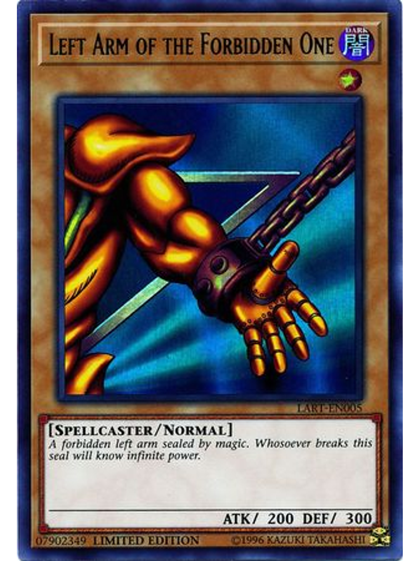 Left Arm of the Forbidden One - LART-EN005 - Ultra Rare 1
