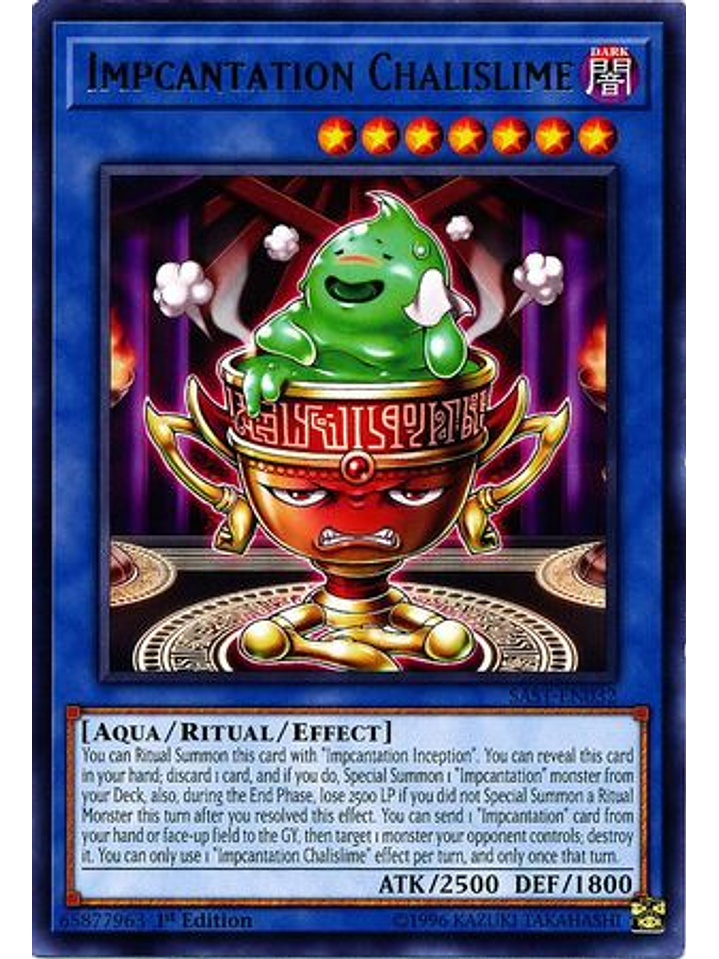 Impcantation Chalislime - SAST-EN032 - Rare 1st Edition 1