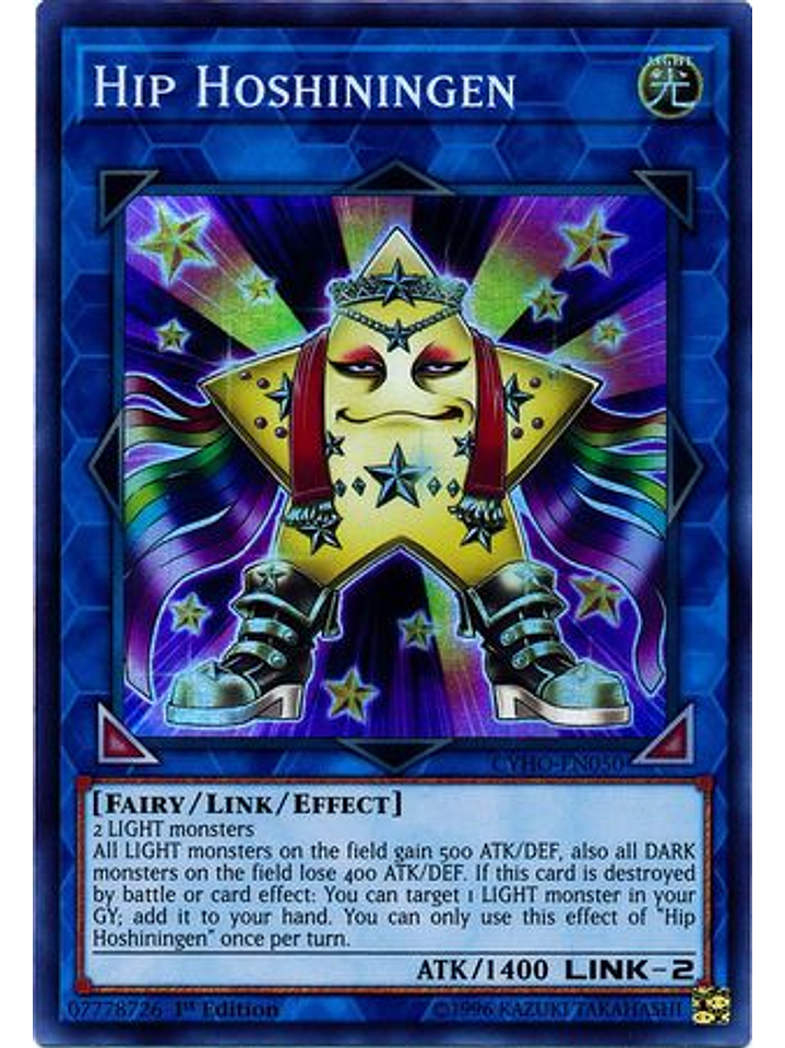 Hip Hoshiningen - CYHO-EN050 - Super Rare 1st Edition 1