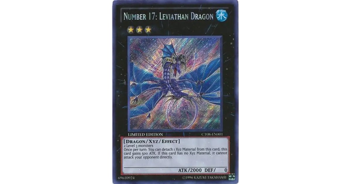 Number 17: Leviathan Dragon - CT08-EN001 - Secret Rare
