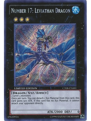 Number 17: Leviathan Dragon - CT08-EN001 - Secret Rare