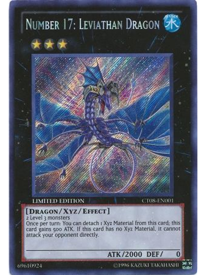Number 17: Leviathan Dragon - CT08-EN001 - Secret Rare 1