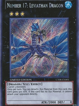 Number 17: Leviathan Dragon - CT08-EN001 - Secret Rare