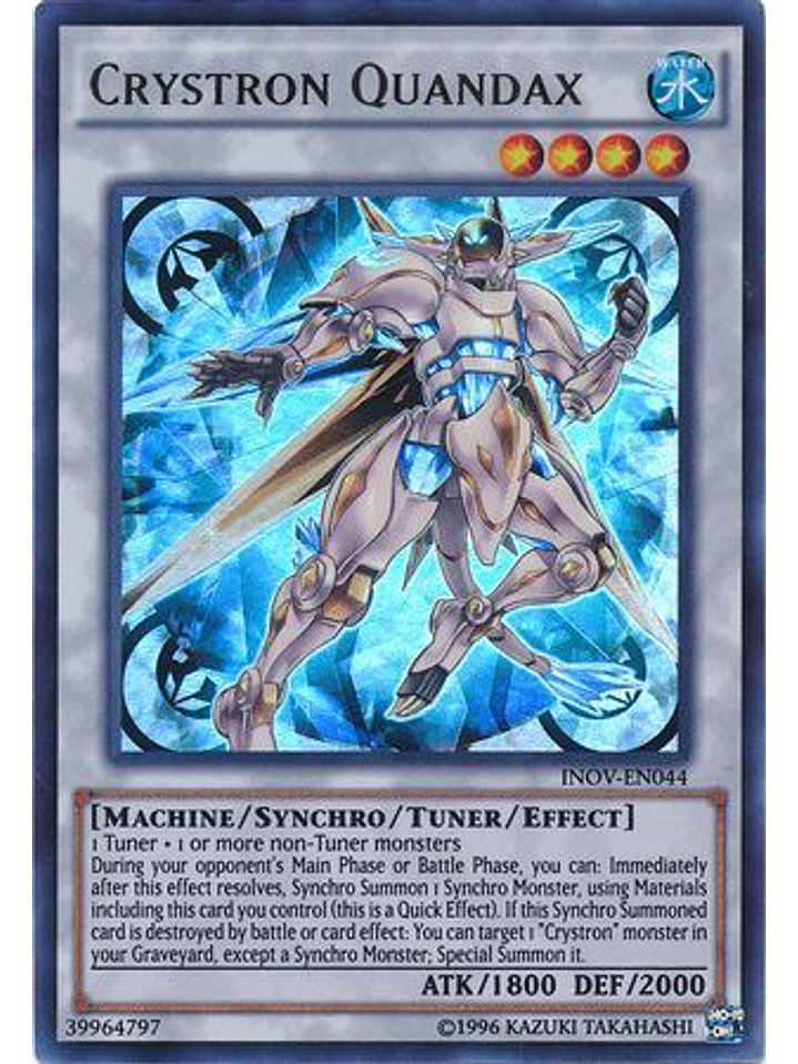 Crystron Quandax - INOV-EN044 - Ultra Rare Unlimited 1
