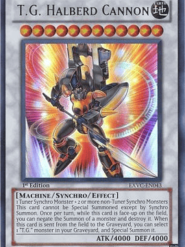 T.G. Halberd Cannon - EXVC-EN043 - Ultra Rare 1st Edition