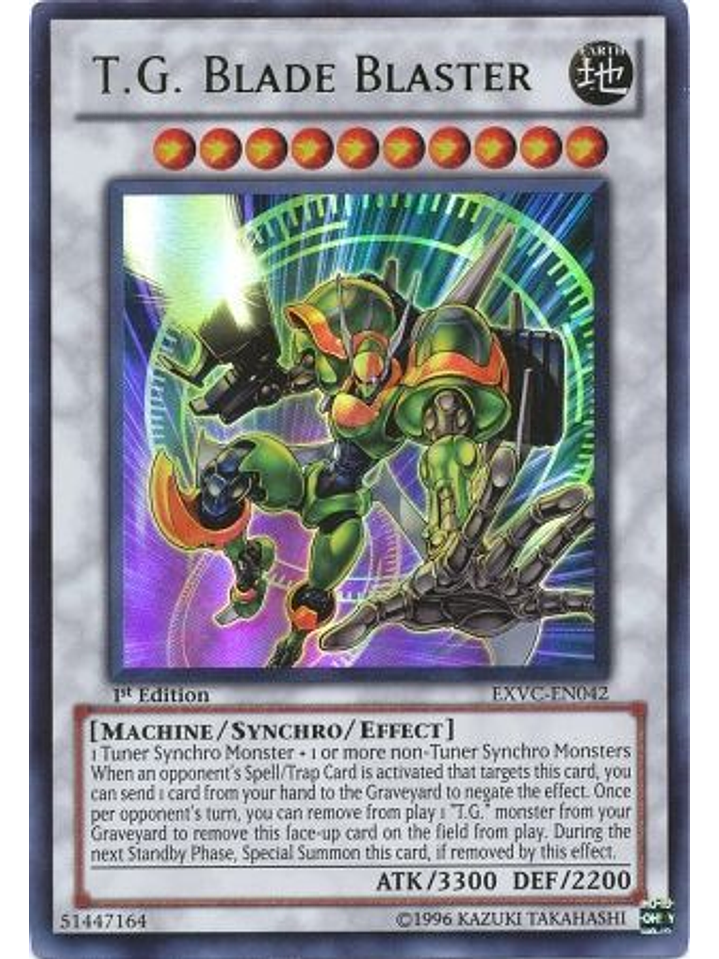 T.G. Blade Blaster - EXVC-EN042 - Ultra Rare 1st Edition 1