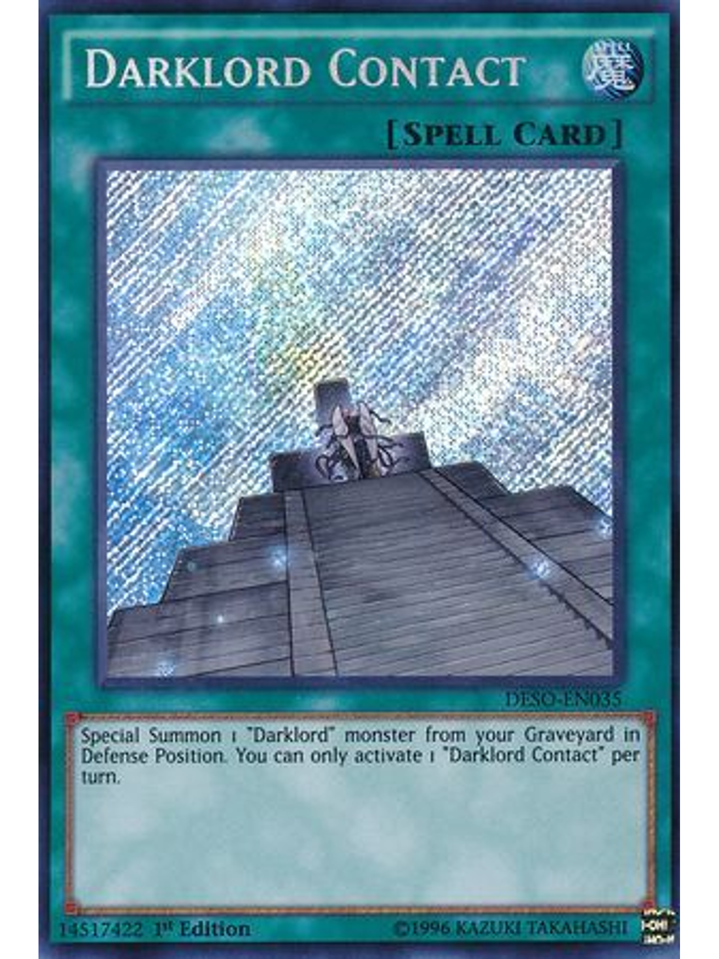 Darklord Contact - DESO-EN035 - Secret Rare 1st Edition 1