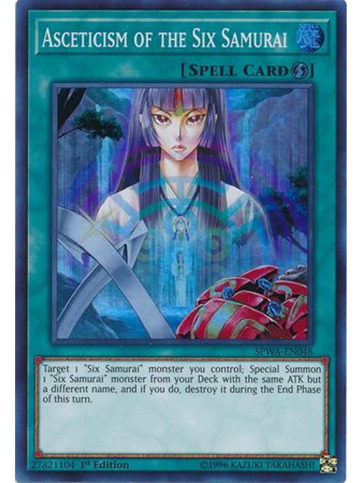 Asceticism of the Six Samurai - SPWA-EN048 - Super Rare 1st Edition 1