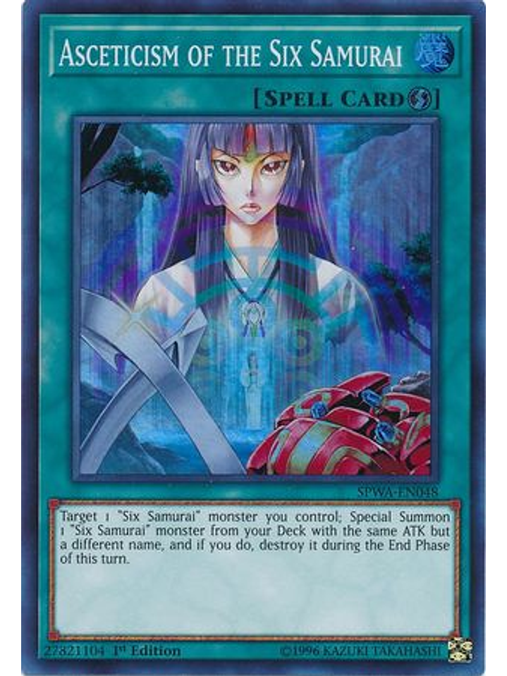 Asceticism of the Six Samurai - SPWA-EN048 - Super Rare 1st Edition 1