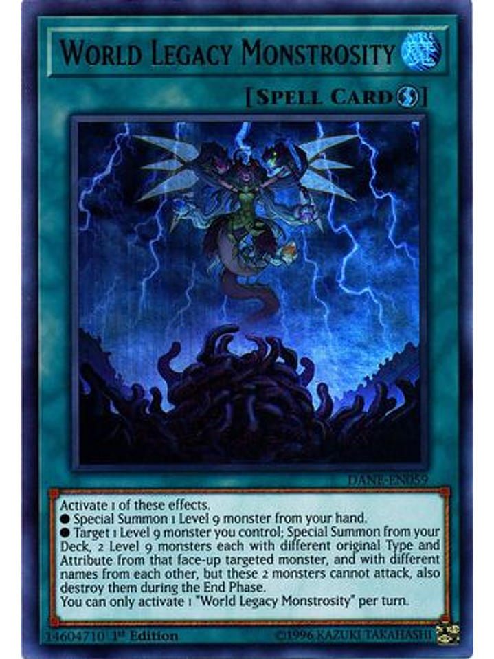 World Legacy Monstrosity - DANE-EN059 - Ultra Rare 1st Edition 1