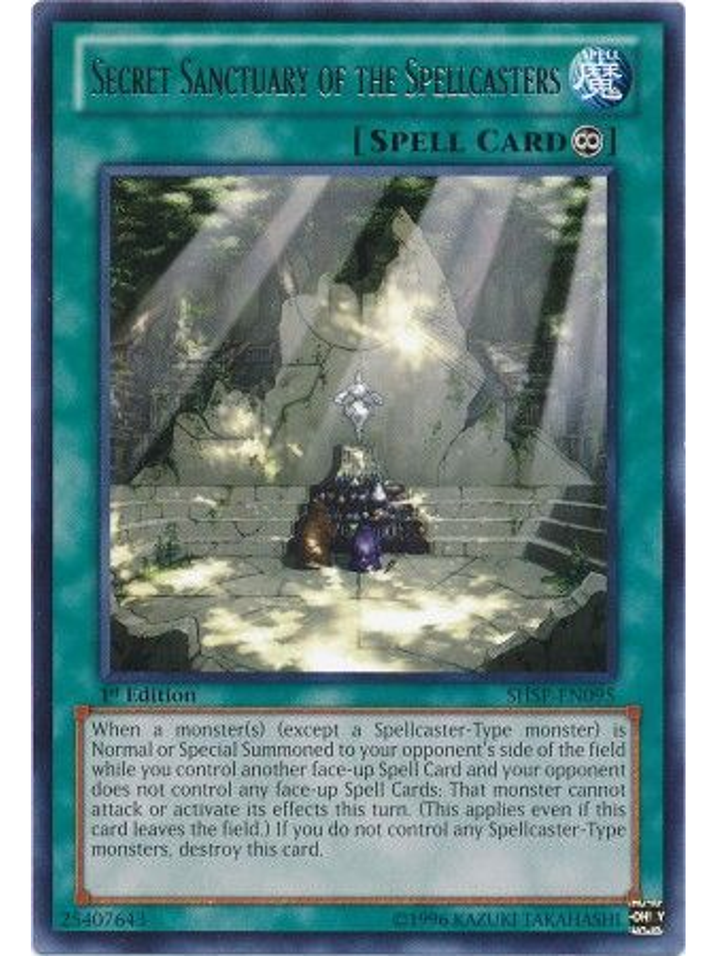 Secret Sanctuary of the Spellcasters - SHSP-EN095 - Rare 1st Edition 1