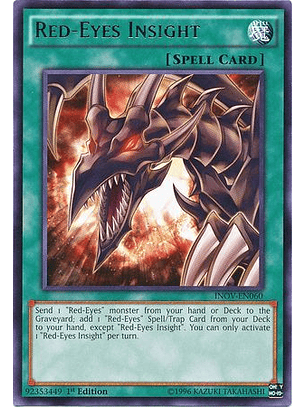 Red-Eyes Insight - INOV-EN060 - Rare 1st Edition