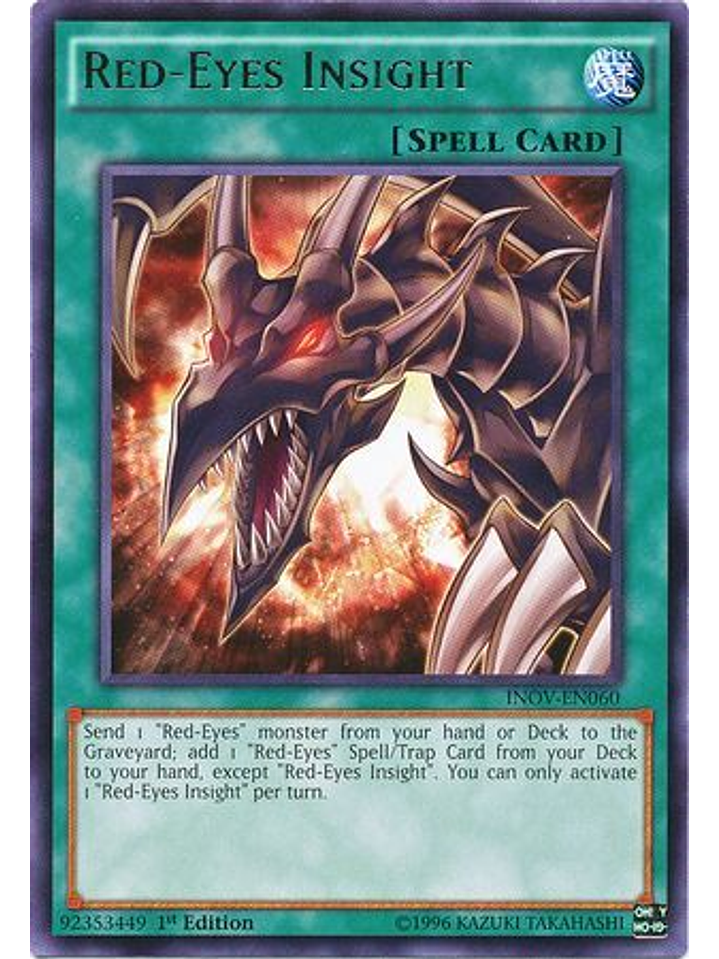 Red-Eyes Insight - INOV-EN060 - Rare 1st Edition 1
