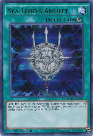 Sea Lord's Amulet - DUSA-EN009 - Ultra Rare 1st Edition