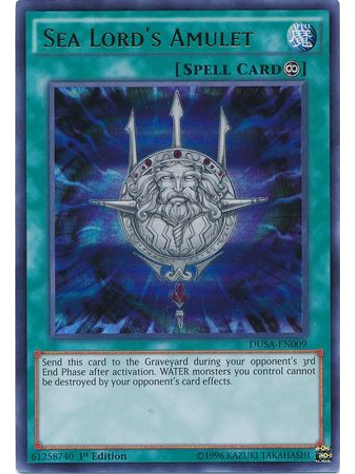 Sea Lord's Amulet - DUSA-EN009 - Ultra Rare 1st Edition 1