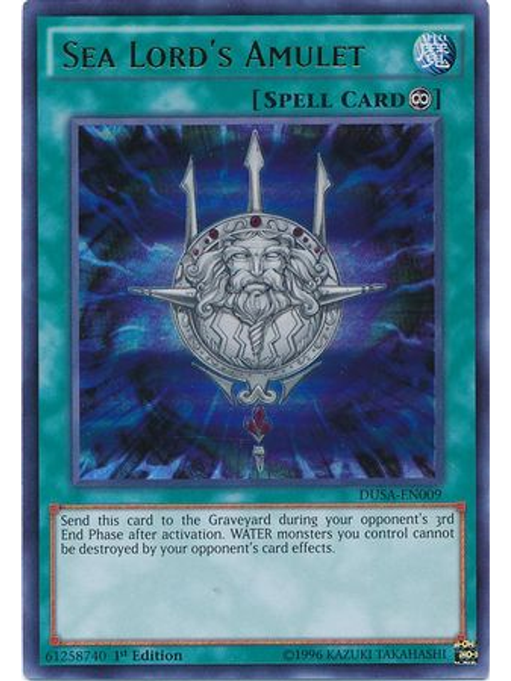 Sea Lord's Amulet - DUSA-EN009 - Ultra Rare 1st Edition 1