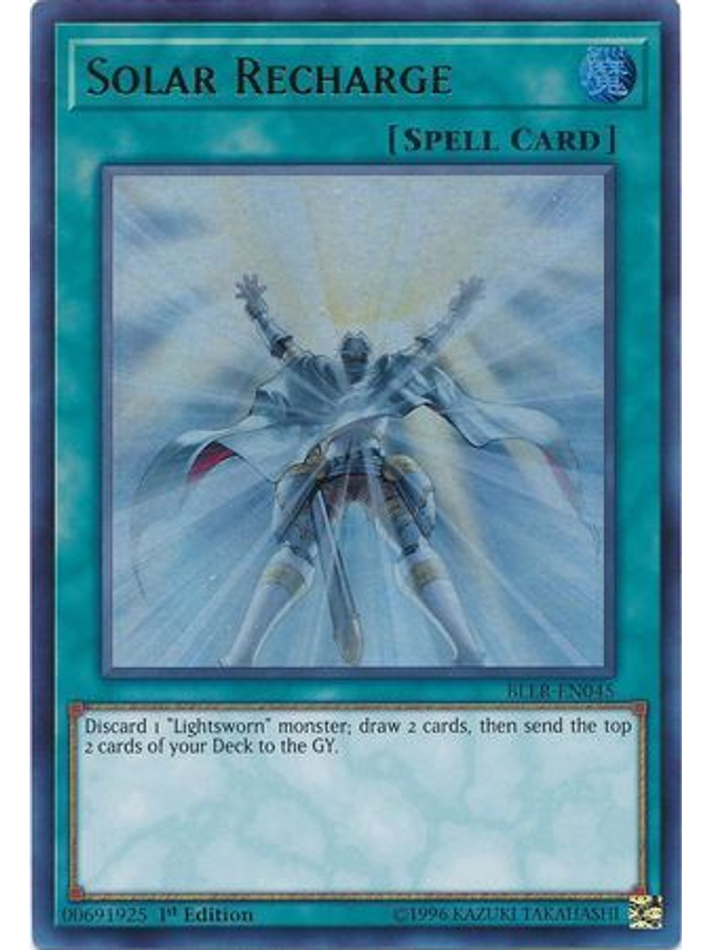 Solar Recharge - BLLR-EN045 - Ultra Rare 1st Edition 1