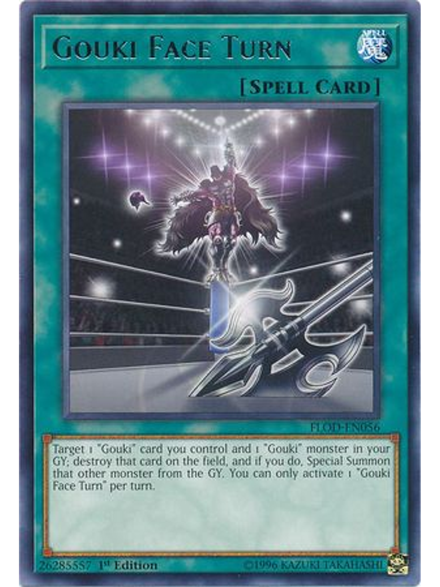 Gouki Face Turn - FLOD-EN056 - Rare 1st Edition 1