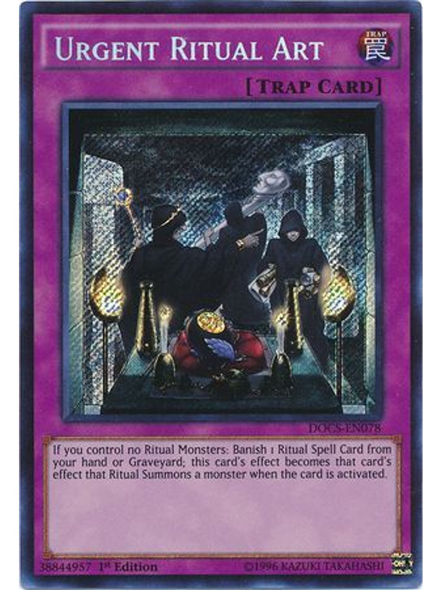 Urgent Ritual Art - DOCS-EN078 - Secret Rare 1st Edition 1