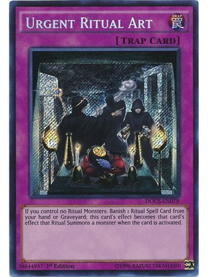 Urgent Ritual Art - DOCS-EN078 - Secret Rare 1st Edition 1