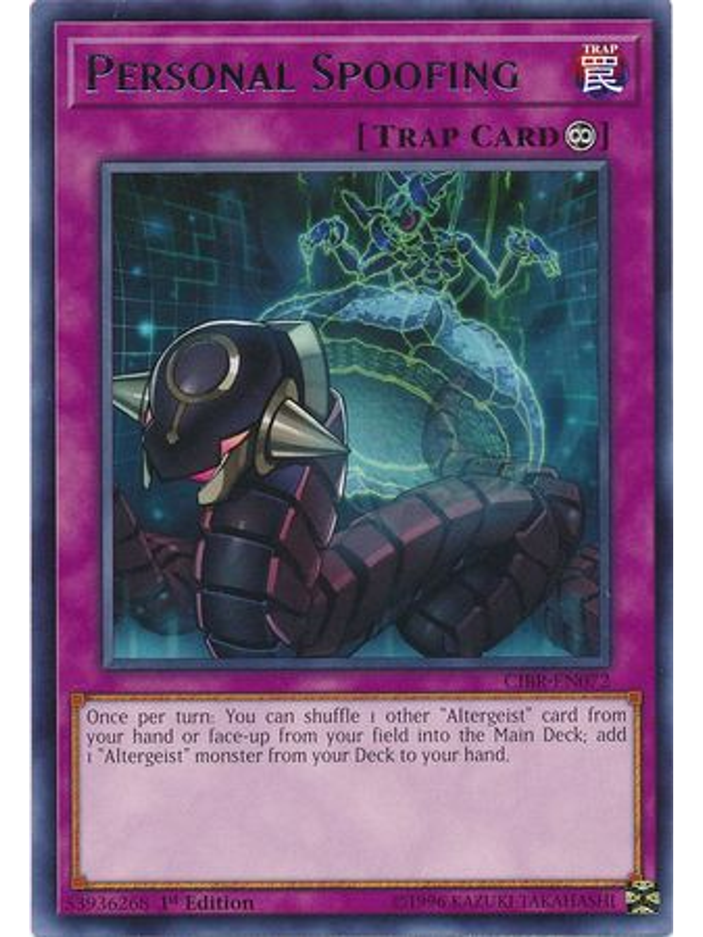 Personal Spoofing - CIBR-EN072 - Rare 1st Edition 1