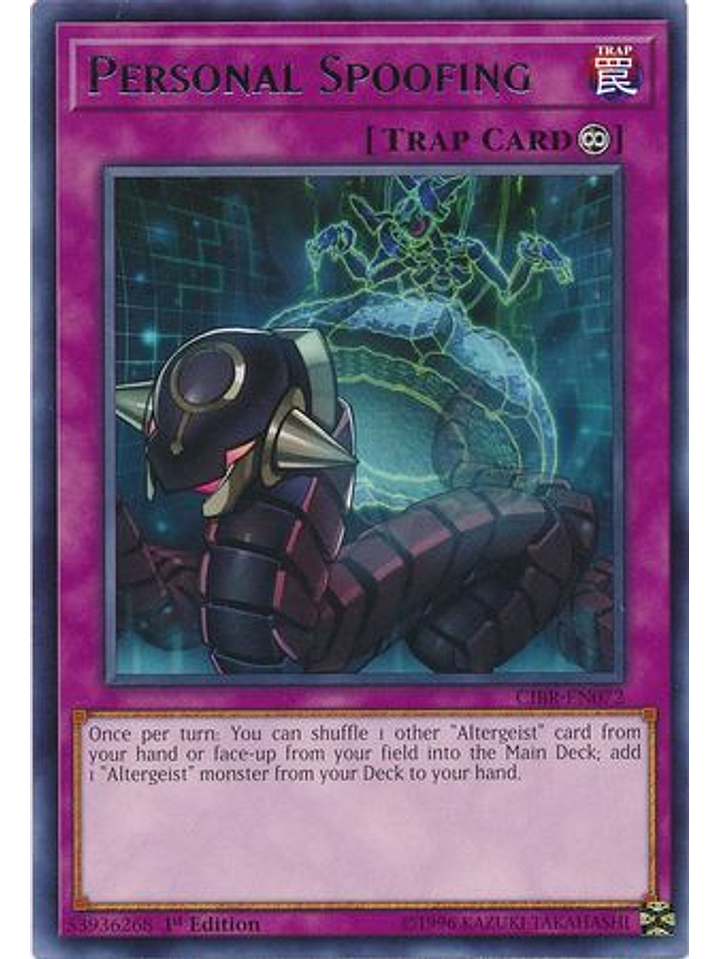 Personal Spoofing - CIBR-EN072 - Rare 1st Edition 1