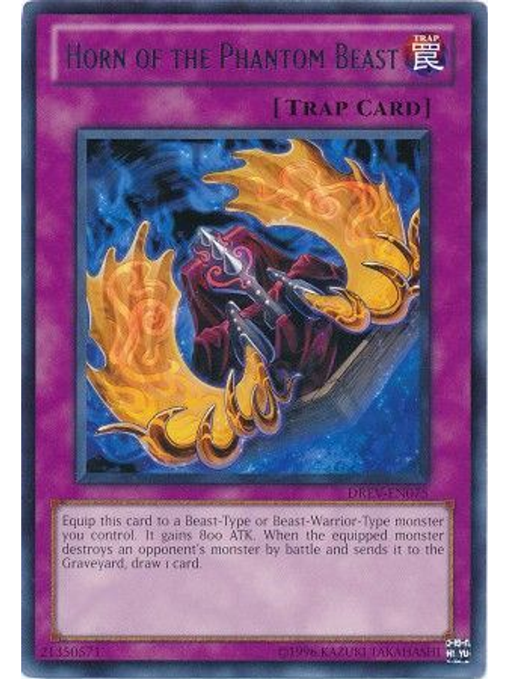 Horn of the Phantom Beast - DREV-EN075 - Rare Unlimited 1