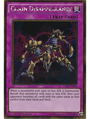 Chain Disappearance - PGL2-EN064 - Gold Rare 1st Edition
