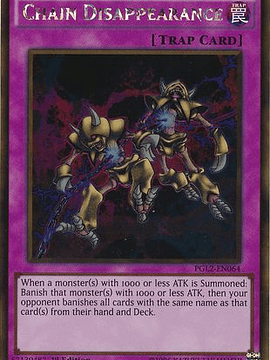 Chain Disappearance - PGL2-EN064 - Gold Rare 1st Edition