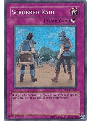 Scrubbed Raid - DP09-EN029 - Super Rare Unlimited