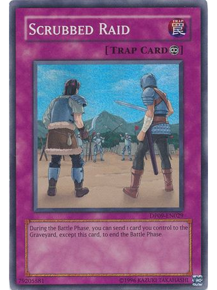 Scrubbed Raid - DP09-EN029 - Super Rare Unlimited 1