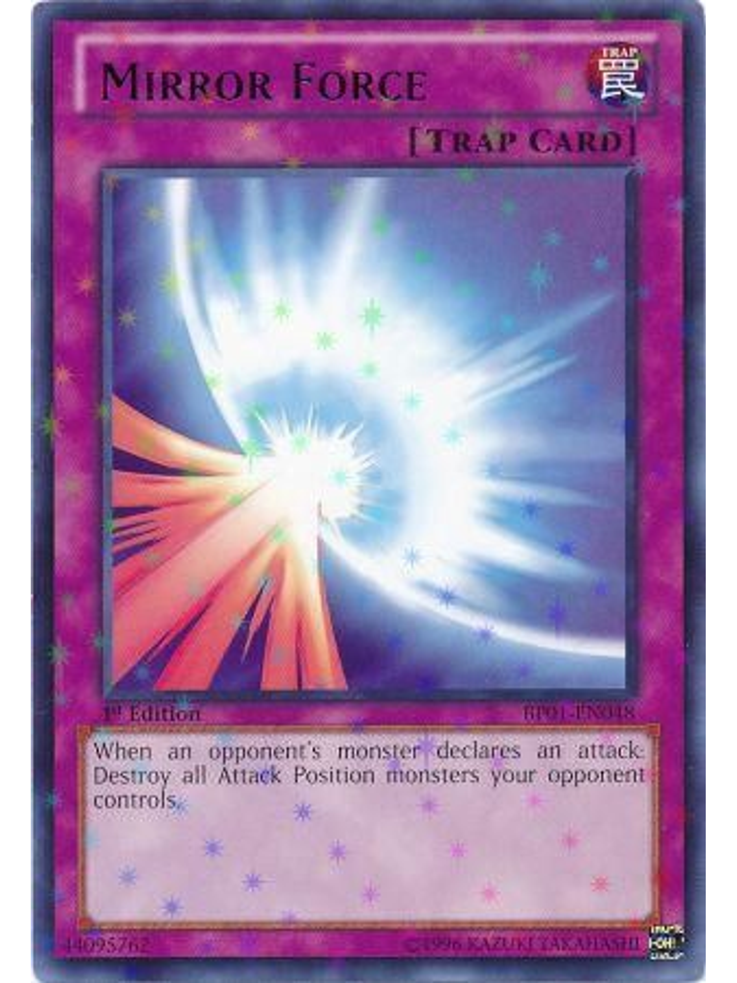 Mirror Force - BP01-EN048 - Starfoil Rare 1st Edition 1
