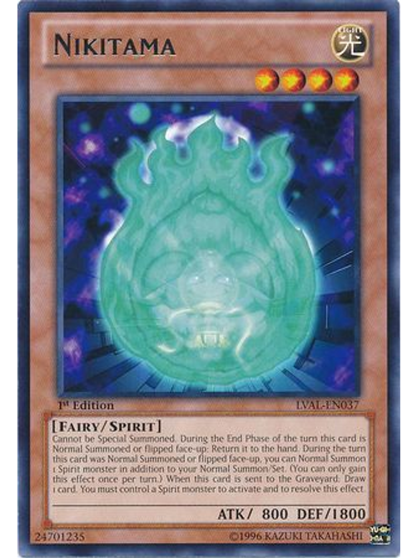 Nikitama - LVAL-EN037 - Rare 1st Edition 1