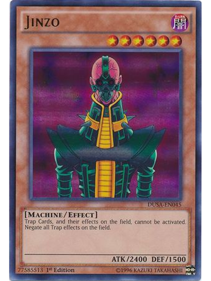 Jinzo - DUSA-EN045 - Ultra Rare 1st Edition 1
