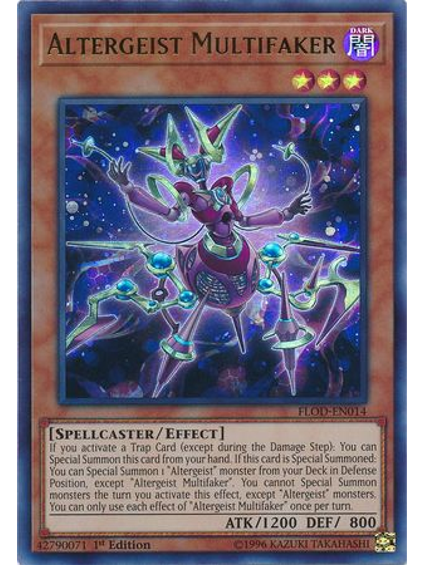 Altergeist Multifaker - FLOD-EN014 - Ultra Rare 1st Edition 1