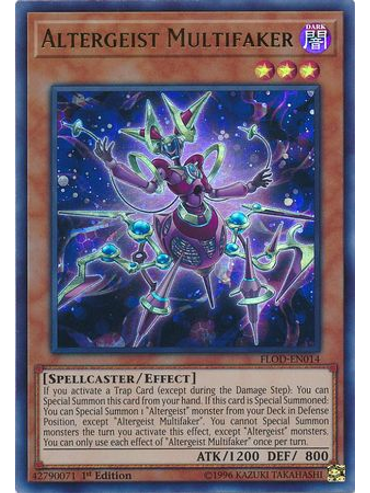 Altergeist Multifaker - FLOD-EN014 - Ultra Rare 1st Edition 1