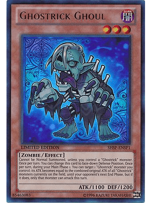 Ghostrick Ghoul - SHSP-ENSP1 - Limited Edition Ultra Rare 1st Edition