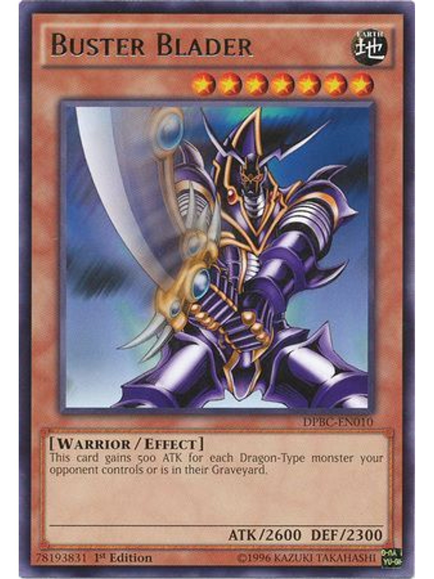 Buster Blader - DPBC-EN010 - Rare 1st Edition 1